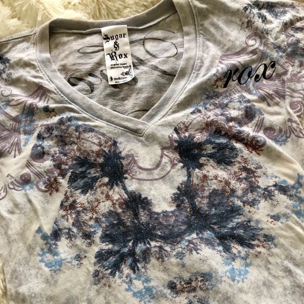 Fire and Ice tee by Sugar and Rox
